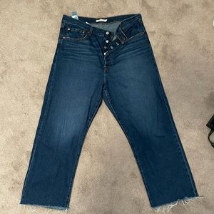 Levi’s Ribcage Straight Ankle Jeans